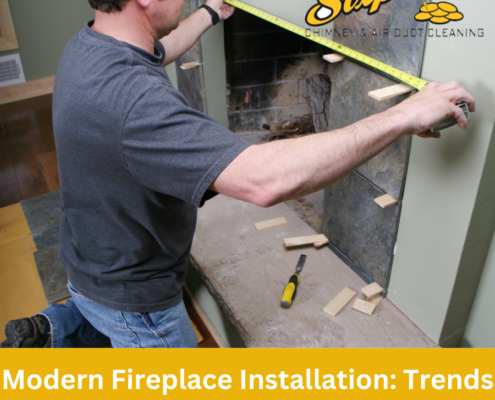 Professional fireplace installation by Six Penny Sweeps