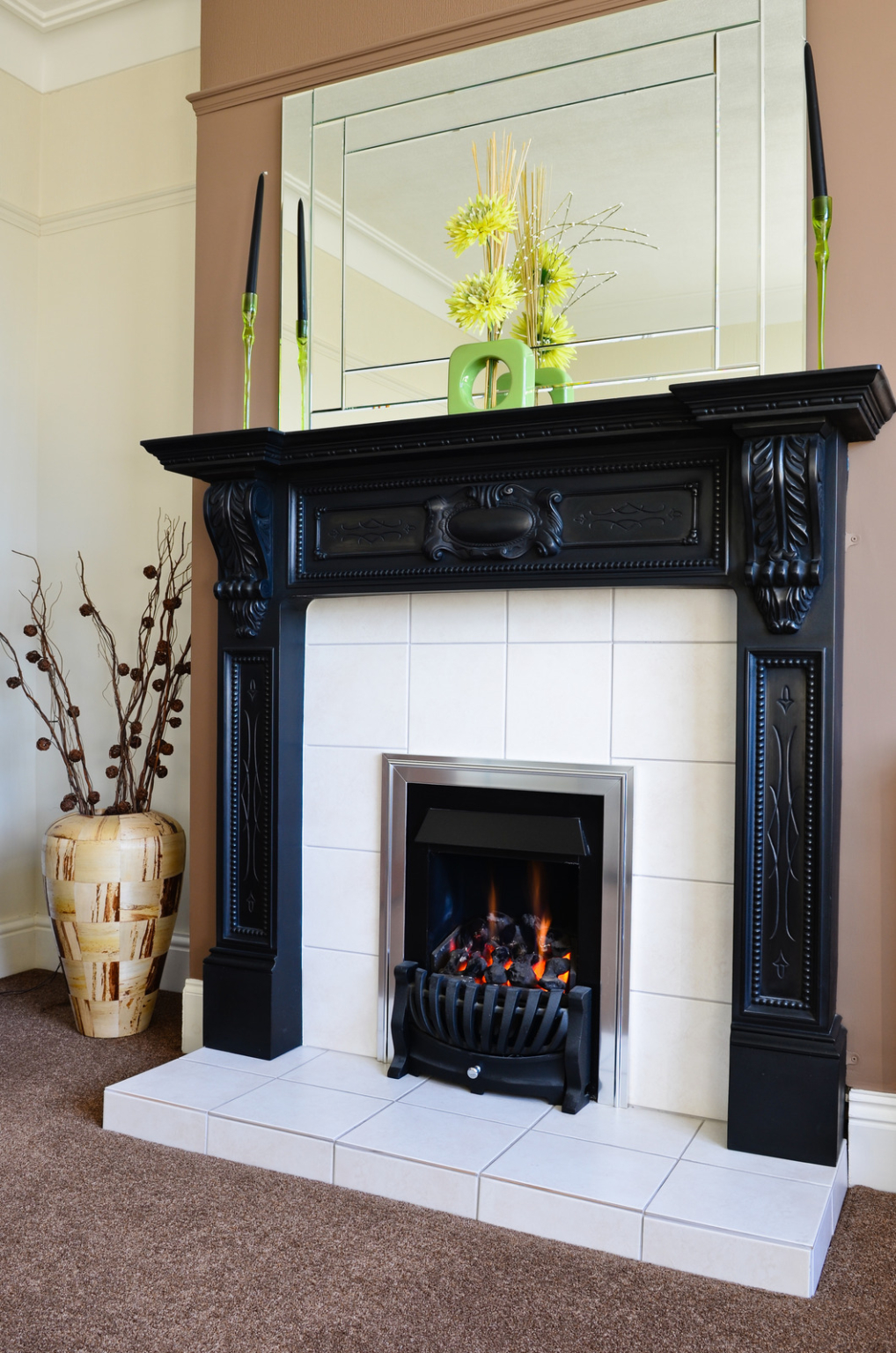 Expert gas fireplace maintenance service by Six Penny Chimney Sweeps, Woodbridge