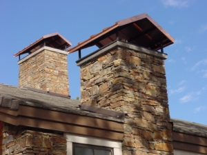 Falls Church residence with new chimney cap installed by Sixpenny Chimney Sweep