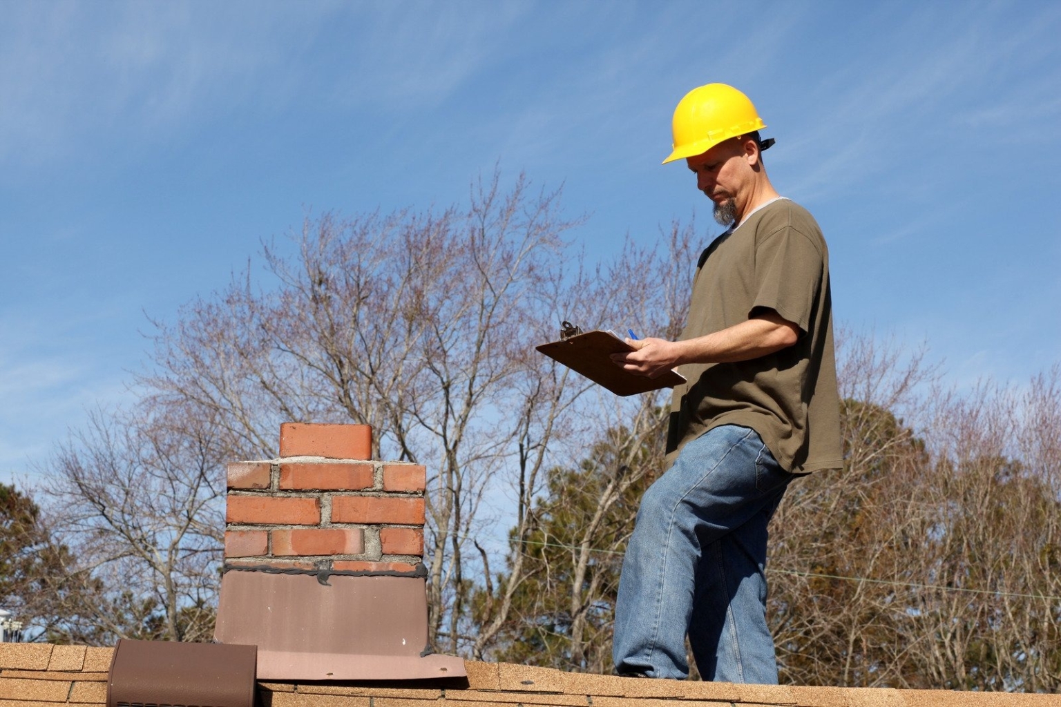 Sixpenny Chimney Sweep team performing a chimney inspection in Annandale