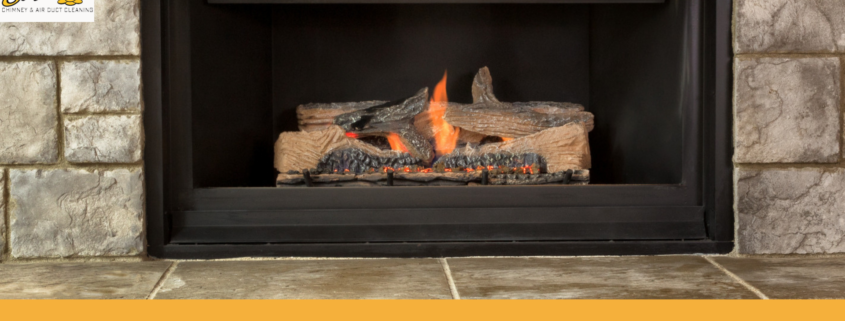 Gas fireplace inspection by Sixpenny Chimney Sweep ensures safety and efficiency.