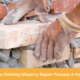 Professional assessment of chimney masonry repair needs by Sixpenny Chimney Sweep.